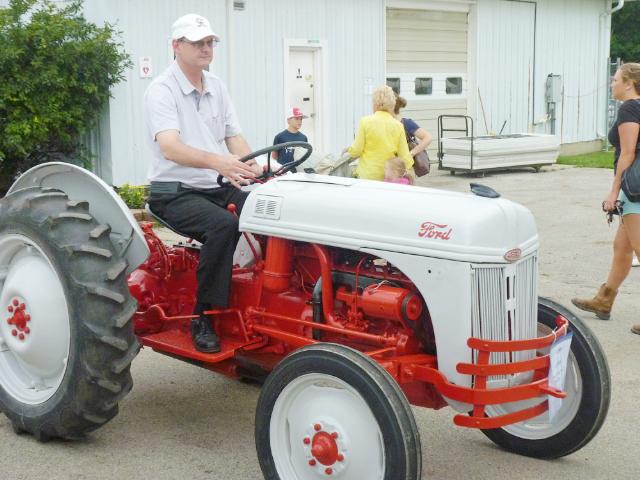 1940's Ford Tractor in Monday's parade at the fair